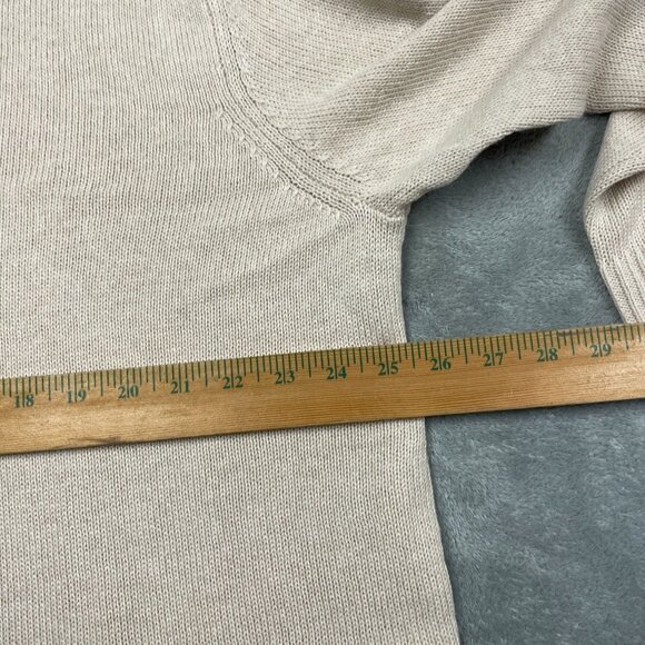 Ella Moss Womens Tan Knit Sweater XXL Polyester & Nylon Blend d0381 - Picture 5 of 7